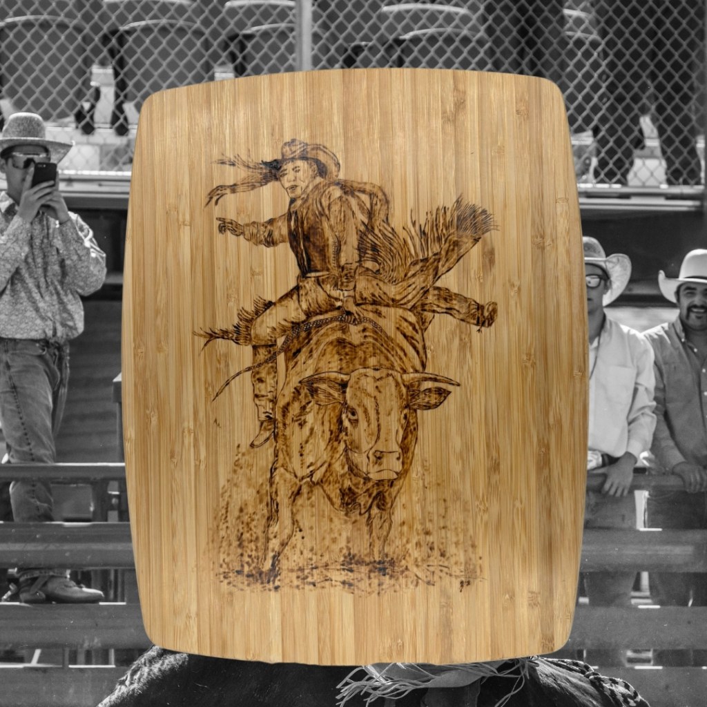 Pyrography on Bamboo