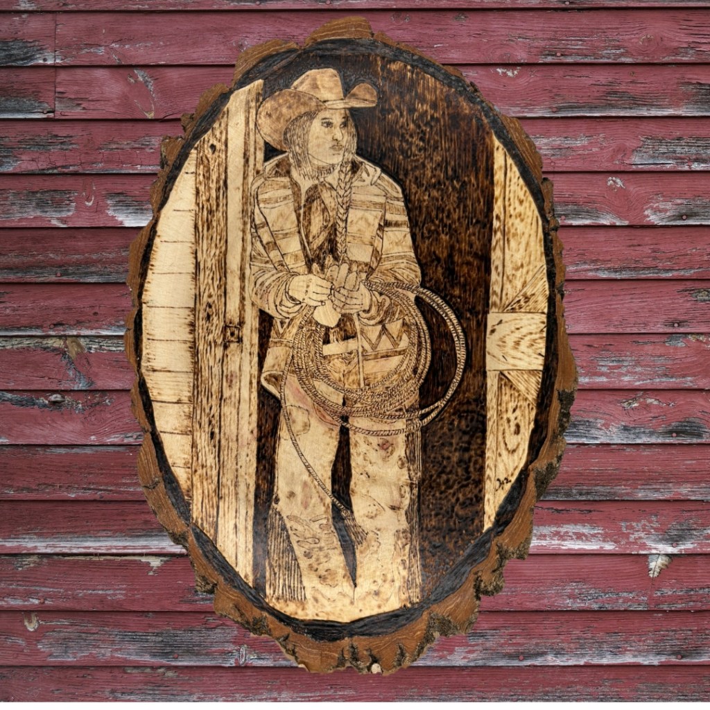 Doorway to Braids Dust and Sun on Maple Disk
